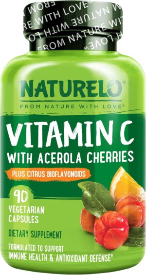 NATURELO Vitamin C with Organic Ace...