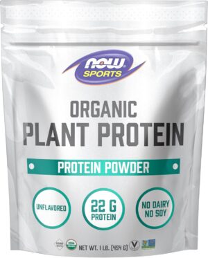 Now Sports Organic Plant Protein, U...