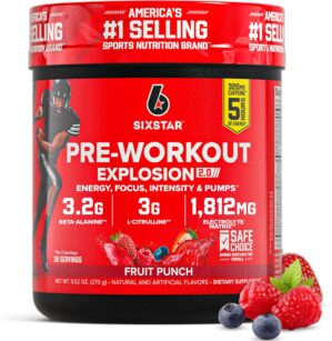 Six Star Pre-Workout Powder for Men...