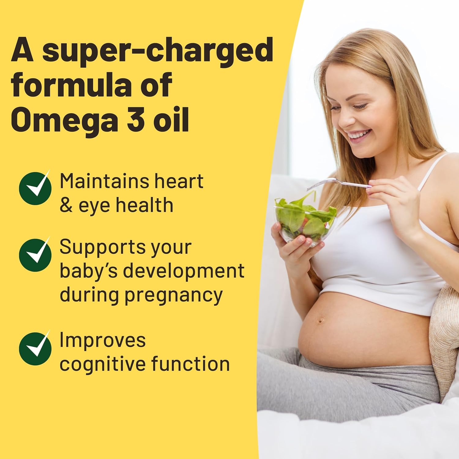 Vegan Vitality Vegan Omega 3 Supplement - 60 Plant Based Algae Oil Soft Gels Essential Fatty Acids with Vegan DHA for Joint, Heart & Immune Support Without EPA - Image 2
