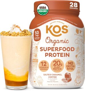 KOS Organic Vegan Protein Powder wi...