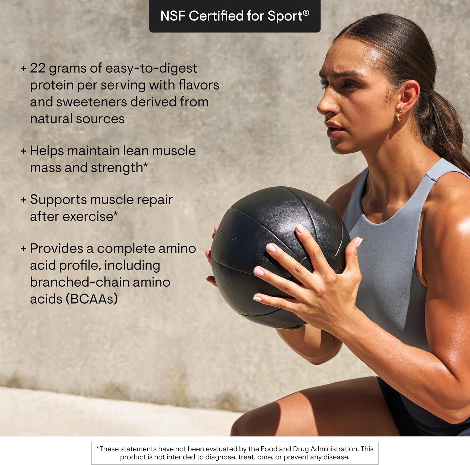 THORNE - Plant Protein - 22 Grams of Vegan Protein Powder - Pea, Rice & Chia Seed Protein with Complete Amino Acid Profile - NSF Certified for Sport - Vanilla - Gluten-Free - About 20 Servings - Image 5