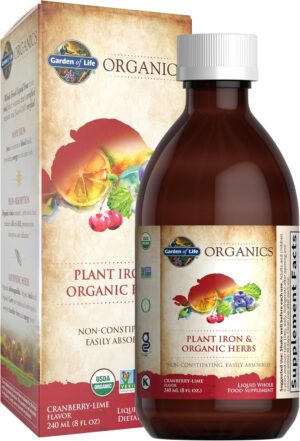 Garden of Life Organics Plant Iron ...