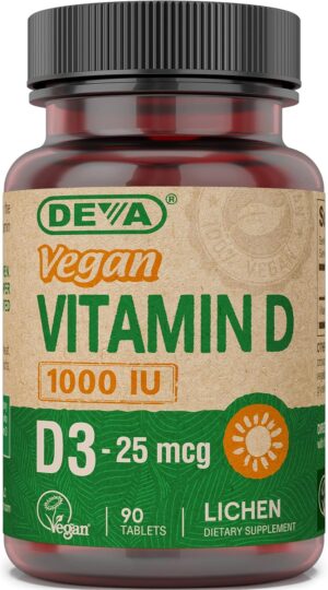 DEVA Vegan Vitamin D3 Supplement &#...