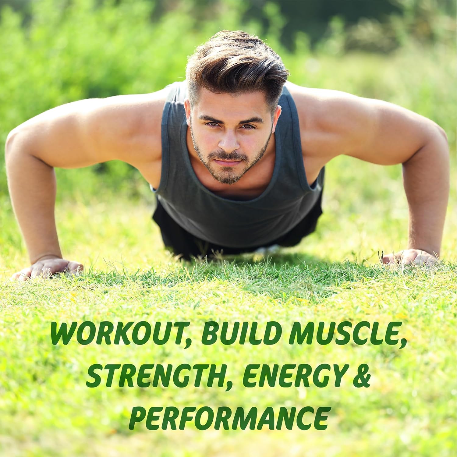 Testosterone Booster Supplement for Men - Male Enhancing Test Boost - Ashwagandha, L-Arginine, Tongkat Ali, Tribulus + More - Workout, Build Muscle, Strength, Energy & Performance - 2 Month Supply - Image 5
