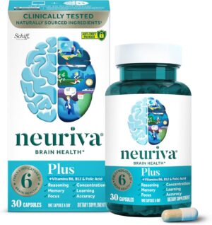 NEURIVA Plus Brain Supplement for M...