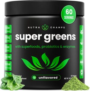 NutraChamps Super Greens Powder Pre...