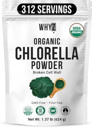 Organic Chlorella Powder, 22 oz, Ra...