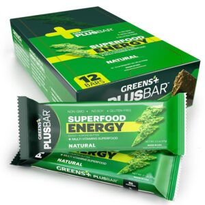 Greens+ Plusbar Energy, Natural, Gl...