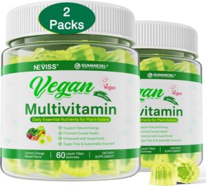 NEVISS (2 Pack) Vegan Multivitamin ...