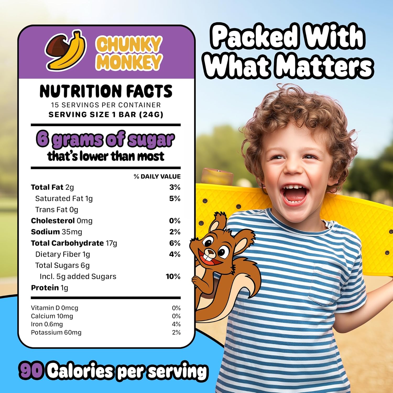 Snakkidz Organic Chewy Granola Bars for Kids, Allergen-Free, Nut-Free, Gluten-Free, Low Sugar Snack Bars Made with Avocado Oil, Individually Wrapped, School Lunch Snacks, Bulk Pack of 45, Variety Pack - Image 4