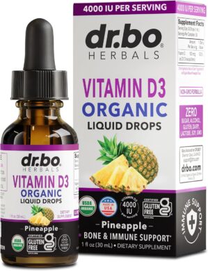 Vitamin D3 Liquid Drops Organic ...