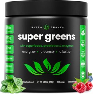 NutraChamps Super Greens Powder Pre...