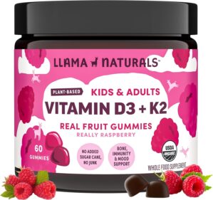 Llama Naturals Vitamin D3, Vegan, O...