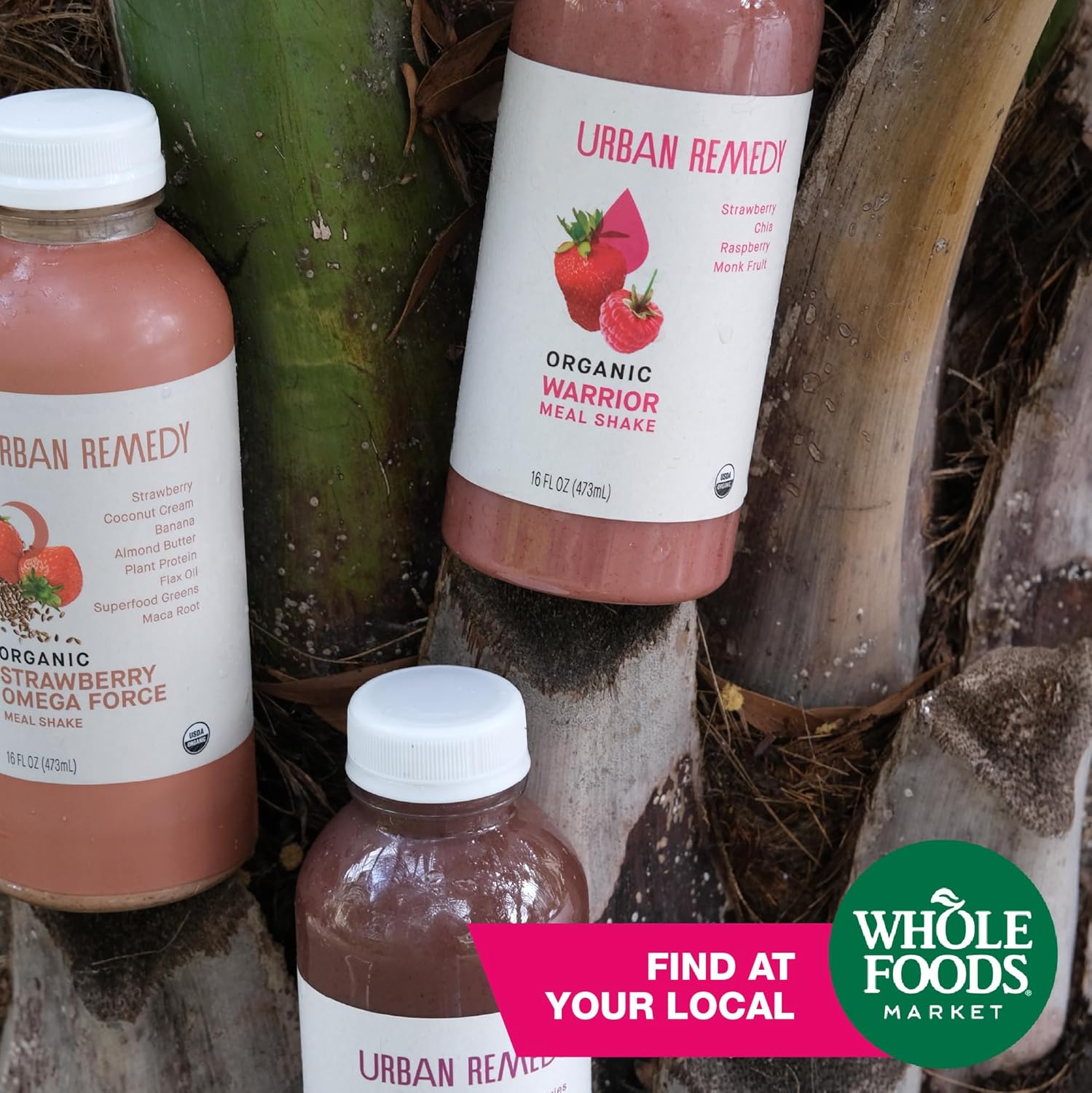 Urban Remedy Organic Warrior Meal Shake, 16 fl oz, with Raspberries, Strawberries & Chia Seeds, Low Glycemic, High Fiber Berry Smoothie, Organic, Non-GMO, Gluten-Free, Dairy-Free, Ready-to-Drink - Image 5
