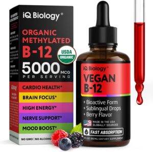 Organic Vitamin B12 Liquid Drops &#...