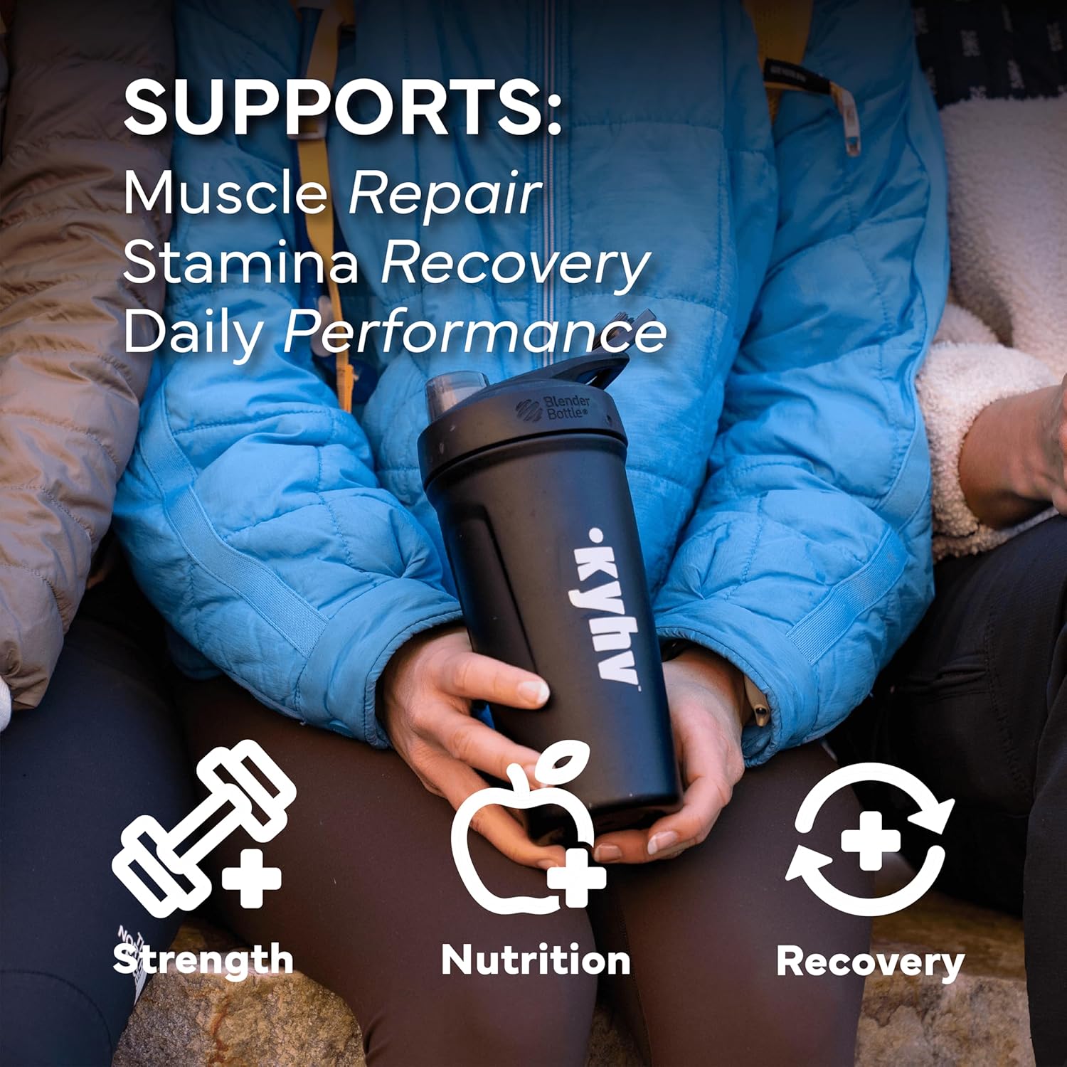 Recovery Plant Based Protein Powder, Chocolate Flavor - 20g Complete Vegan Protein, 0g Sugar, 130 Calories, Supports Muscle Recovery & Strength, Dairy Free, Gluten Free 1.75 lb - Image 5