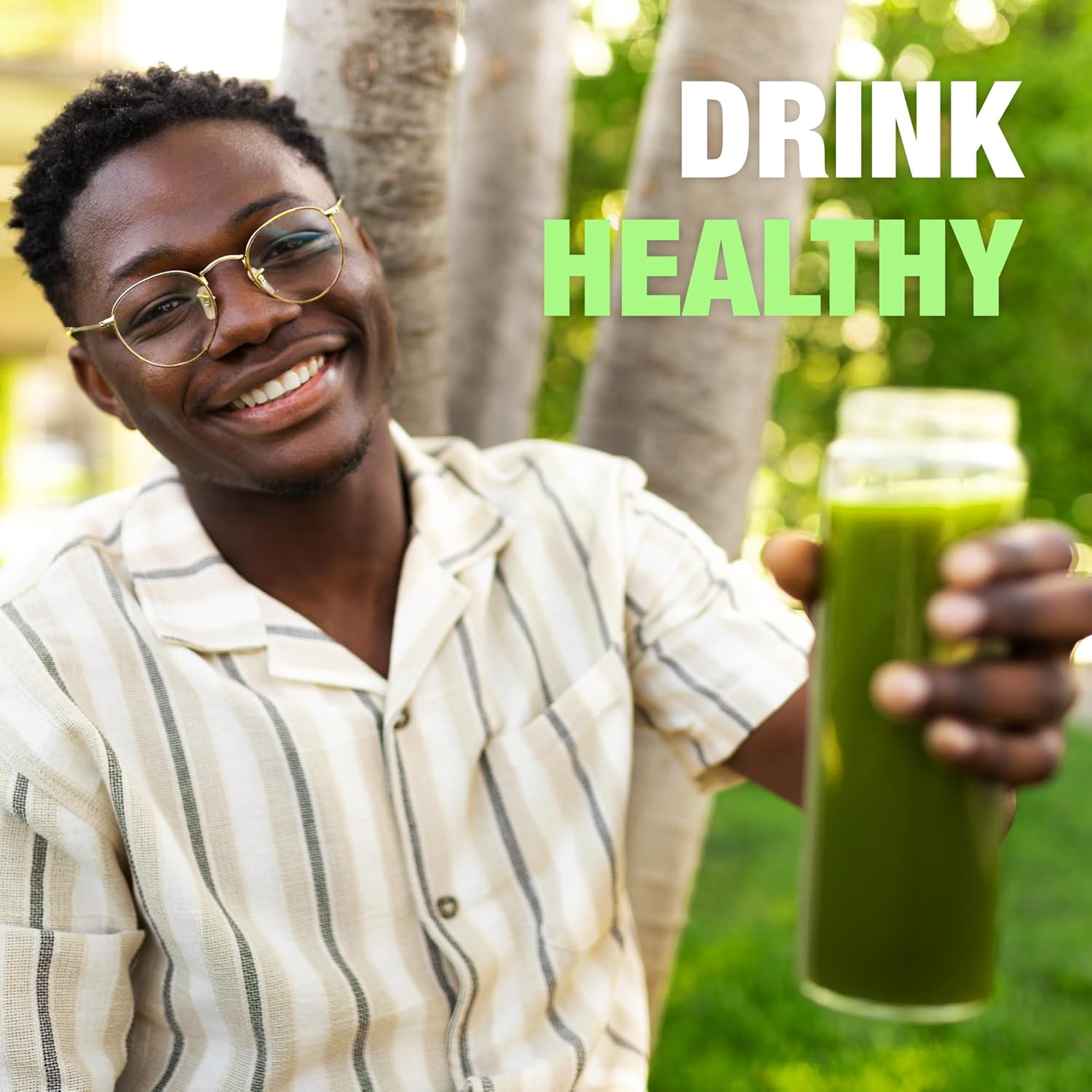 Total Tea Super Greens Powder, Greens, Fruits, Vegetables, Vegan Drink with Spirulina, Chlorella and Vitamins 21 Servings - Original - Image 7