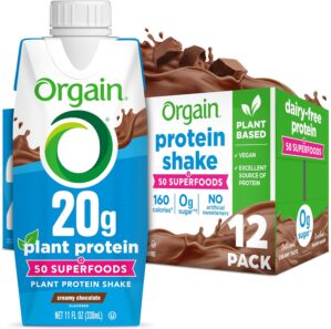 Orgain Vegan Protein Shake, Creamy ...