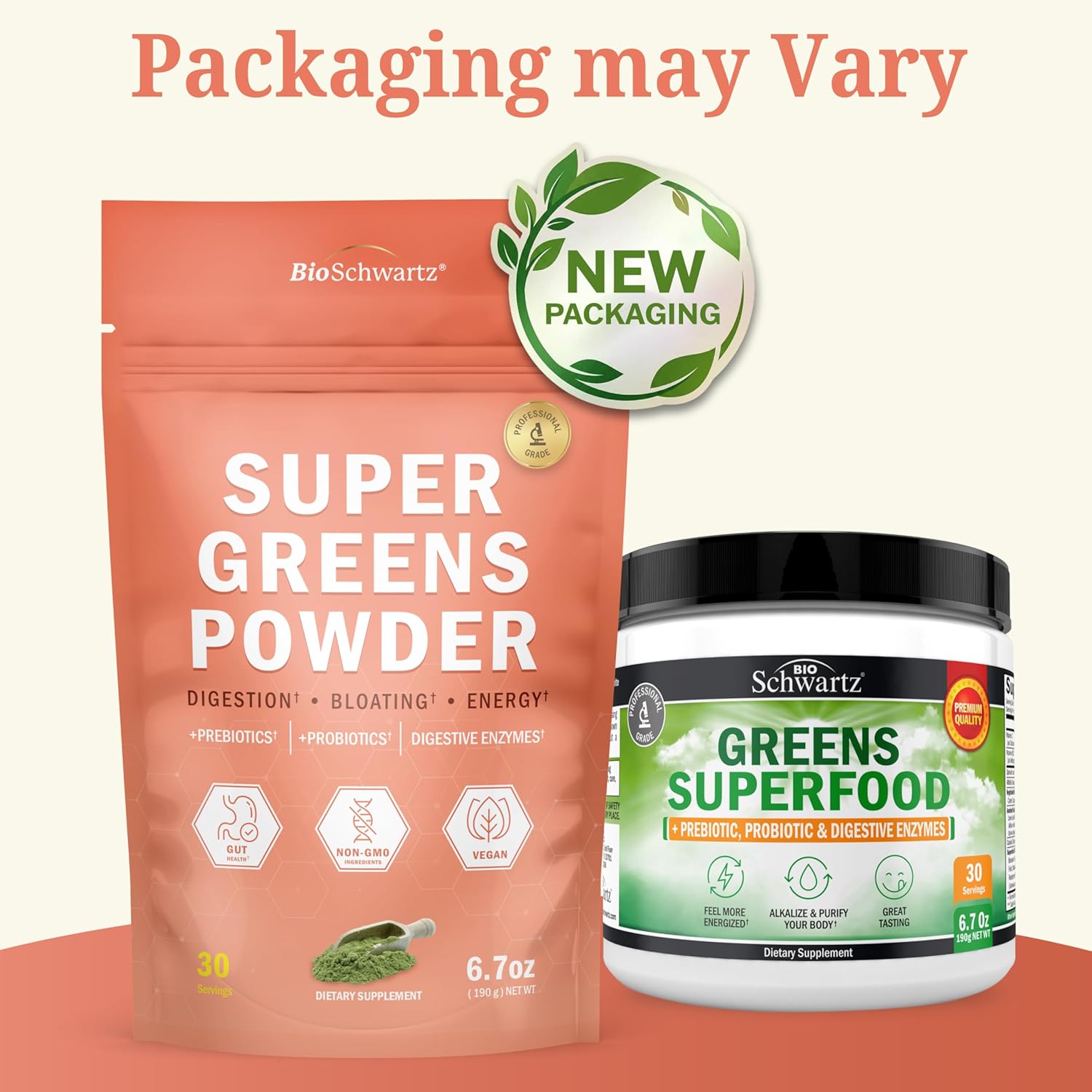 Super Greens Powder Superfood - Greens Powder with Probiotics Prebiotics Digestive Enzymes and 43 Green Superfoods - Chlorophyll Bilberry Chlorella Spirulina Grass - Tastes Amazing - 30 Servings - Image 2