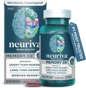 NEURIVA Memory 3D Brain Supplement ...