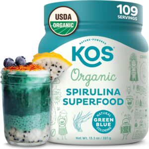 KOS Organic Spirulina Powder –...