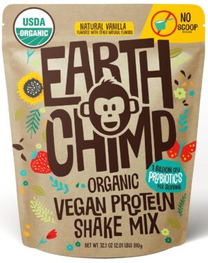 EarthChimp Organic Vegan Protein Po...
