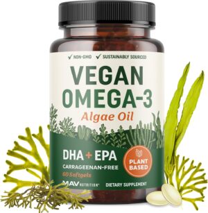Vegan Omega 3 Algae Oil | Plant Bas...
