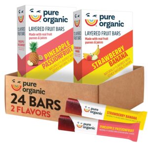 Pure Organic Layered Fruit Bars, Gl...