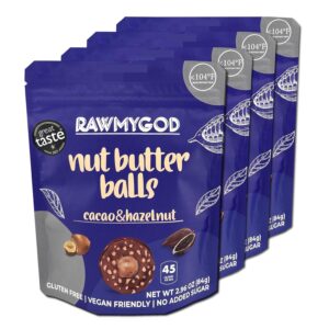 RAWMYGOD Nut Butter Balls, Gluten F...