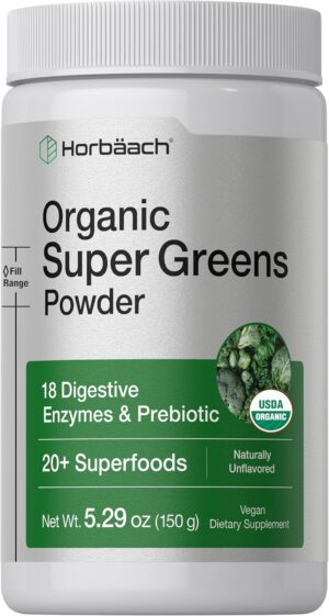 Horbäach Organic Greens Powder | 5...