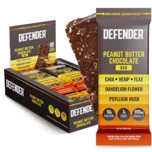 Defender Vegan Protein Bar, Peanut ...