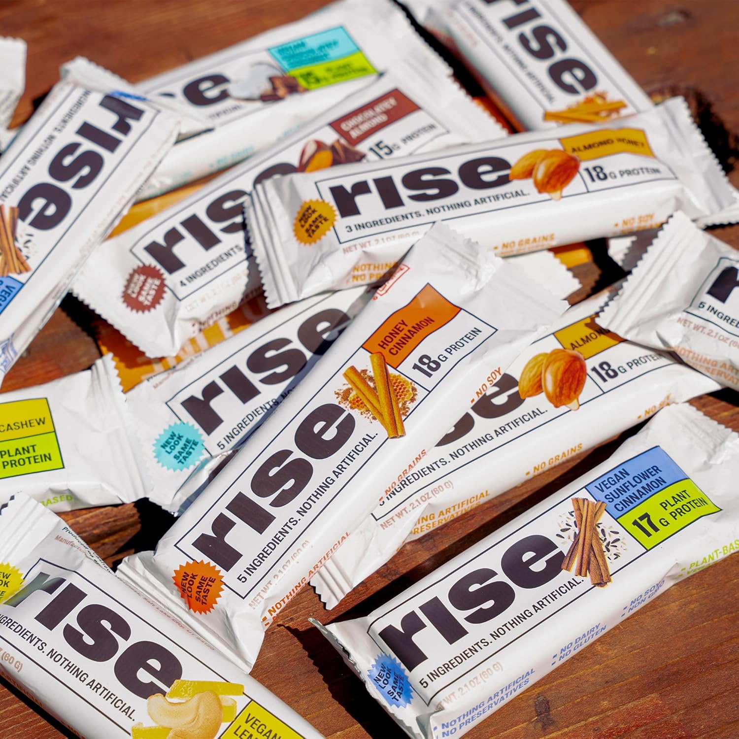 Rise Pea Protein Bar - Vegan Lemon Cashew | Breakfast Bar & Protein Snack 15g Protein Just 3 Whole Food Ingredients Non-GMO Gluten-Free Soy Free - Image 10