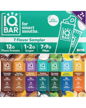 IQBAR Clean Plant Protein Bars R...