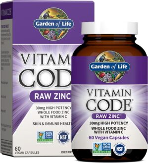 Garden of Life Zinc Supplements 30m...