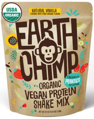 EarthChimp Organic Vegan Protein Po...