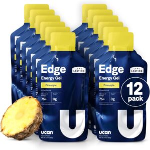 UCAN Edge Energy Gel Shots, Pineapp...