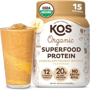 KOS Organic Plant Based Protein Pow...