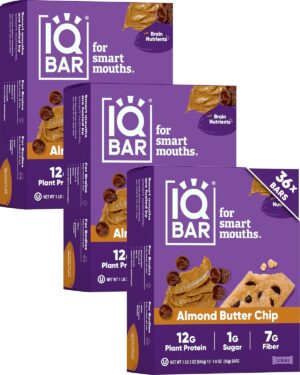 IQBAR Clean Plant Protein Bars R...