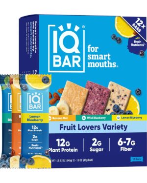 IQBAR Clean Plant Protein Bars R...