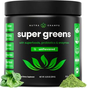 NutraChamps Super Greens Powder Pre...