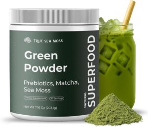 TrueSeaMoss Super Greens Powder wit...