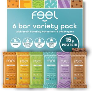Feel Vegan Protein Bars, Variety Pa...