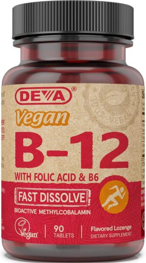 DEVA Vegan Vitamin B12 Fast Dissolv...