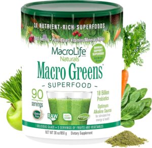 MacroLife Macro Greens Powder 38 Su...