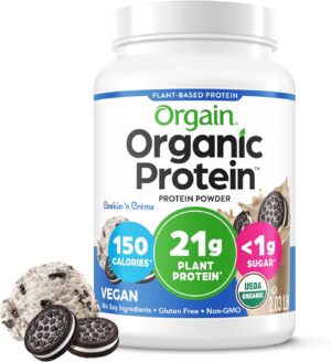 Orgain Organic Vegan Protein Powder...