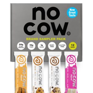 No Cow Vegan Protein Bars, Upgraded...