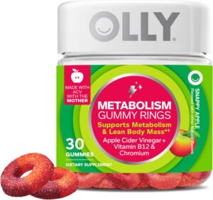 OLLY Metabolism Gummy Rings, Apple ...