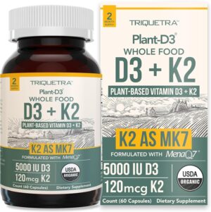 Organic Plant D3 + K2 | 5000 iu D3 ...