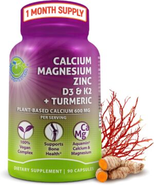 Plant-Based Calcium 600mg (Aquamin)...